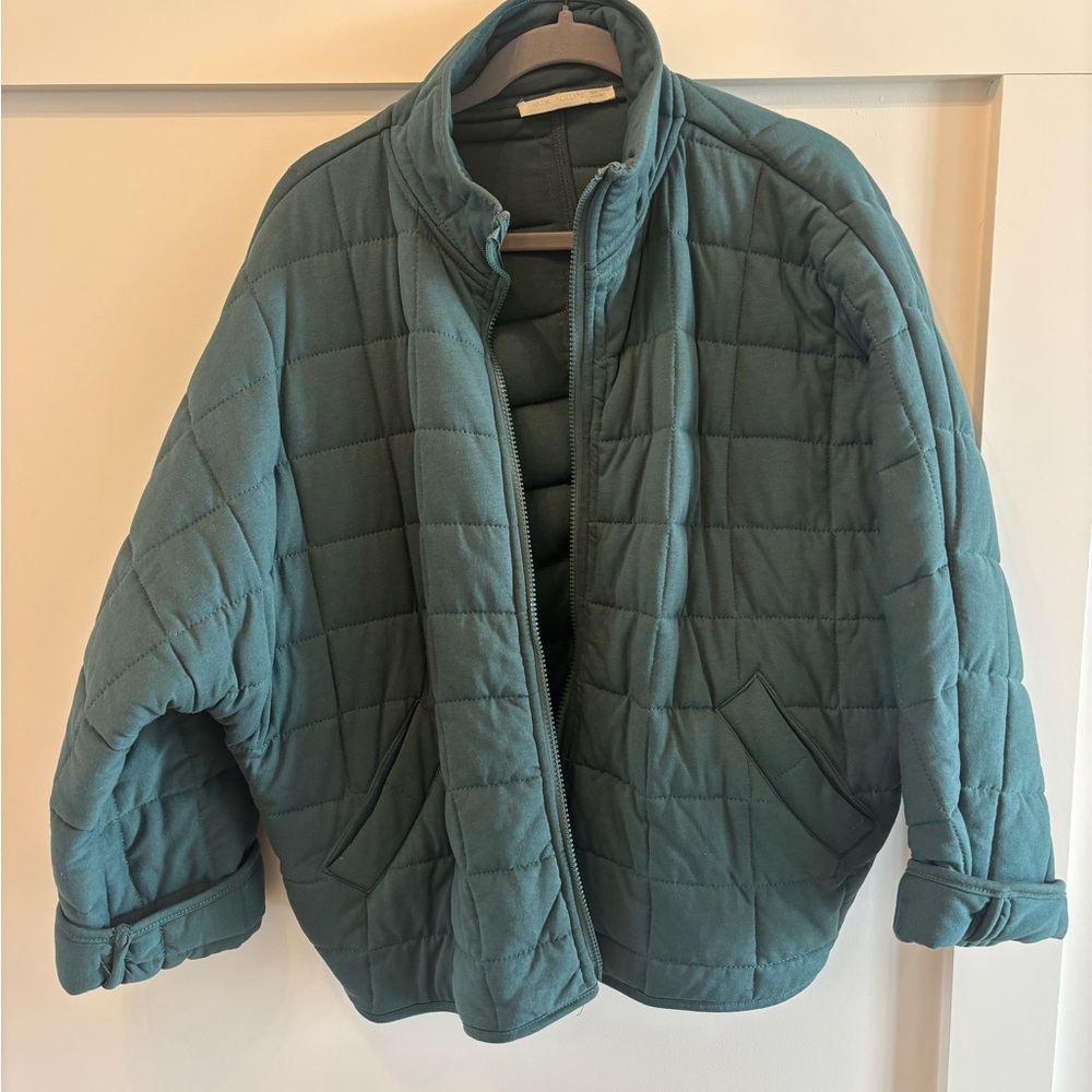 Quilted Teal Jacket